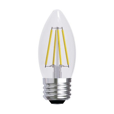 General Electric 2pk 60W Relax Deco BM Clear LED Light Bulb White