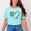 Simply Sage Market Grandma Heart Outline Garment Dyed Tee - 2 of 4