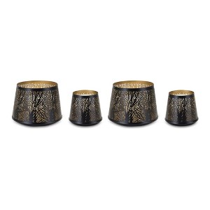 Tapered Punched Metal Candle Holder (Set of 4) - 1 of 4
