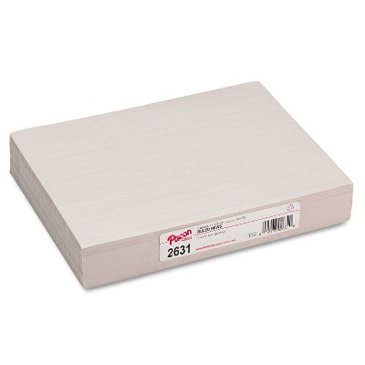 Pacon Skip-A-Line Ruled Newsprint Paper 30 lbs. 11 x 8-1/2 White 500 Sheets/Pack 2631