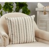 Saro Lifestyle Thin Striped Throw Pillow With Down Filling - image 3 of 3