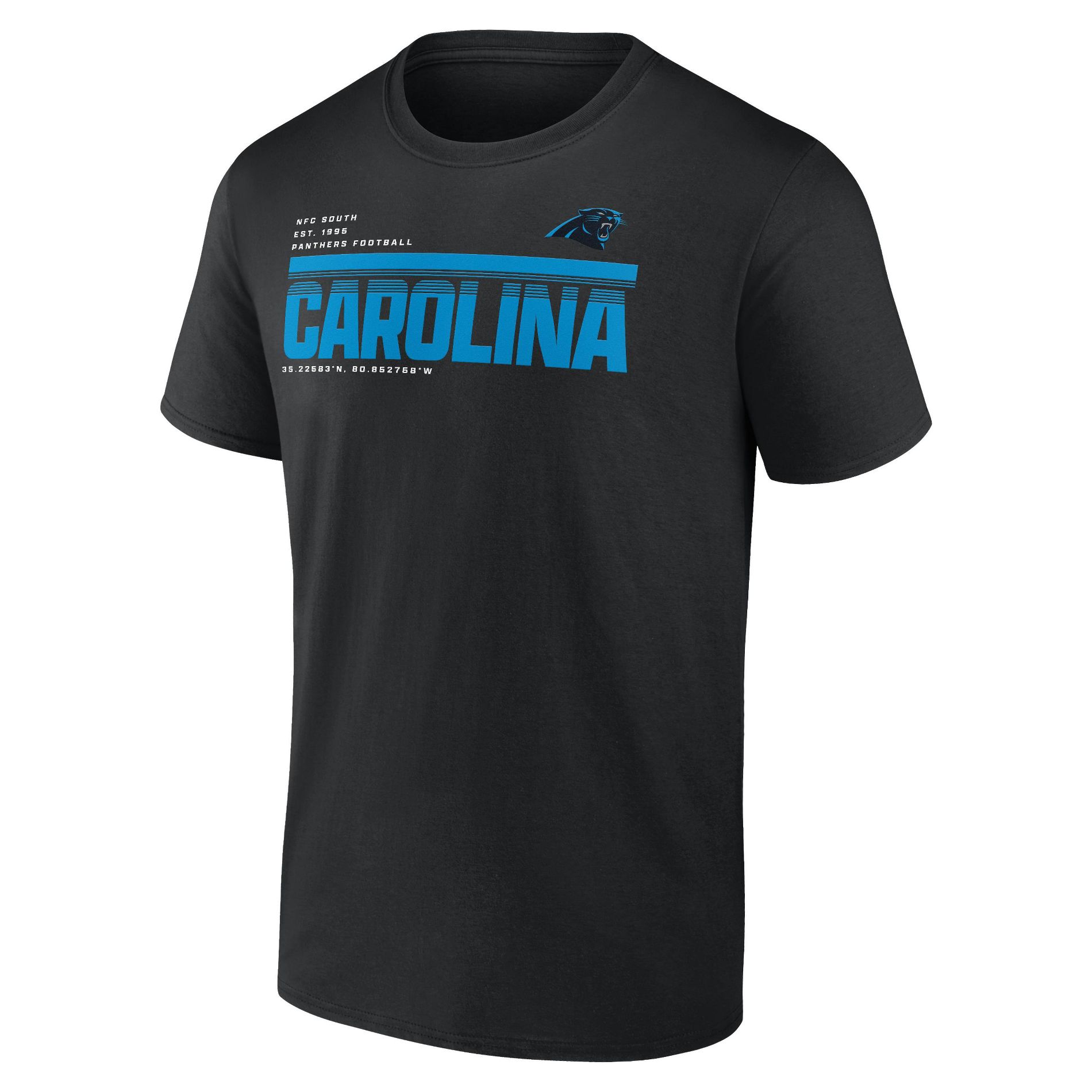 NFL Carolina Panthers Men's Bi-Blend T-Shirt - L