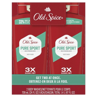 Old Spice High Endurance Pure Sport Body Wash Twin Pack - 24oz/2pk