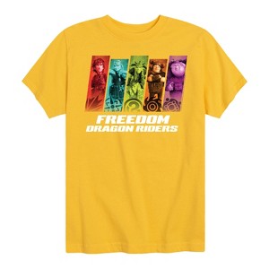 Boys' - How to Train Your Dragon - Freedom Riders Short Sleeve Graphic T-Shirt - 1 of 4