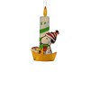 Peanuts 12in Peanuts Window Decor Candlestick , Red - 4 of 4