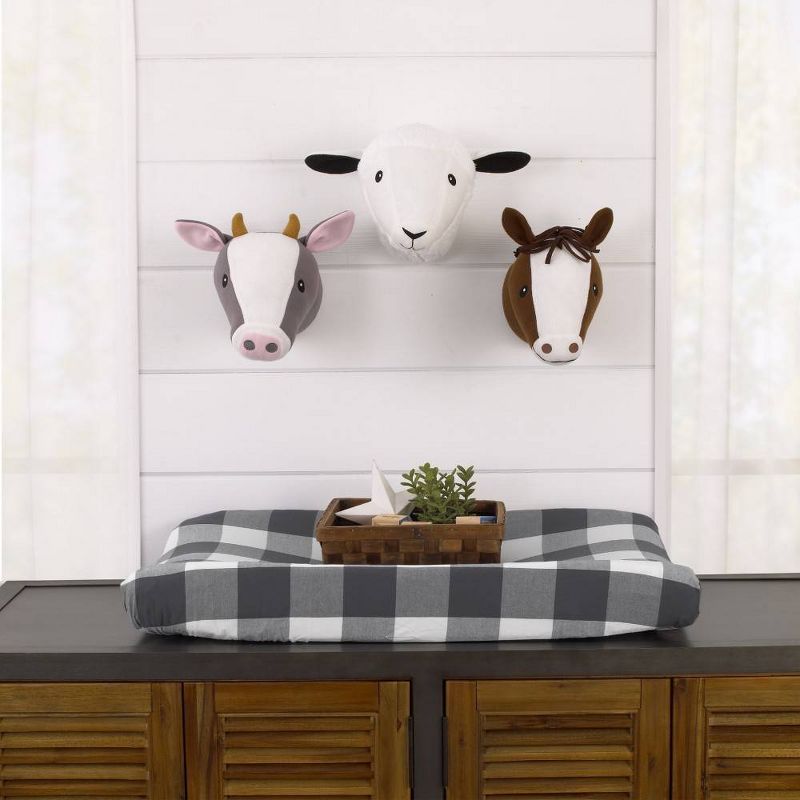 Little Love by NoJo Sheep Plush Head Wall Decor, 6 of 7