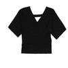 bar III Womens Back Cutout Wrap Blouse - 2 of 2