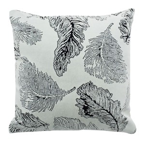 Livie Pillow - White/Black - 18"X18" - Safavieh - 1 of 3