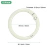 Unique Bargains Metal Spring O Rings Zinc Alloy Durable Multipurpose Lightweight Buckle - 3 of 4