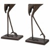 SPI Home Graceful Garden Crane Pair – Set of 2 Cast Metal Outdoor Bird Statues for Patio, Yard, or Landscape Decor - 3 of 3