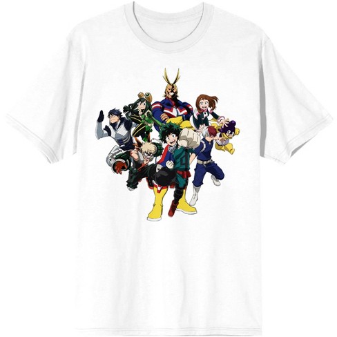 My Hero Academia Character Group Classic White Graphic Tee- S