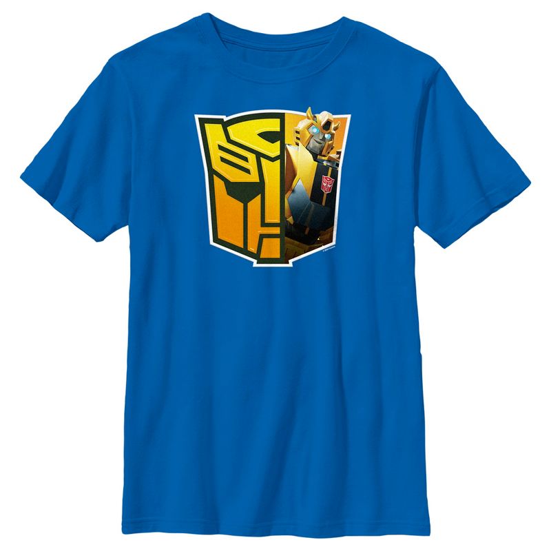 Boy's Transformers: EarthSpark Bumblebee Autobots Logo T-Shirt, 1 of 6