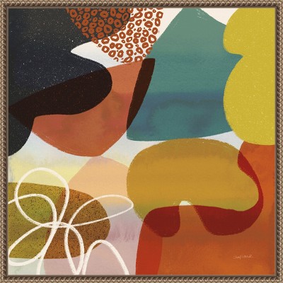 Cheryl Warrick Warm Abstract Canvas Wall Art Print, 22 x 22 inches