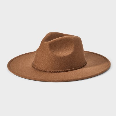 Wide Brim Fedora Hat Universal Thread Target