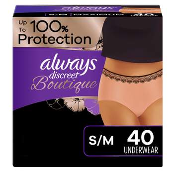  Always Discreet Adult Underwear Pull On Small/Medium Disposable  Heavy Absorbency, 03700088736 - Pack of 19 : Health & Household