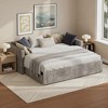 Polibi Twin to King Upholstered Extendable Daybed with Storage Drawers - 2 of 4