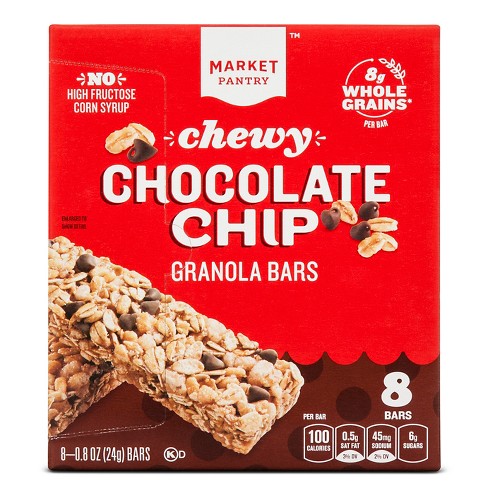 Chocolate Chip Chewy Granola Bars 8ct Market Pantry Target