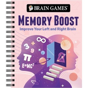 Brain Games - Memory Boost: Improve Your Left and Right Brain - by  Publications International Ltd & Brain Games (Spiral Bound) - 1 of 1