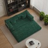 79 Inches Futon Sofa Bed, 4-in-1 Convertible Foldable Sleeper Sofa Bed Queen with Armrests, Lounge Couch - 3 of 4