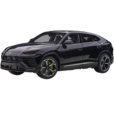 Lamborghini Urus Nero Noctis Solid Black 1/18 Model Car by Autoart