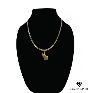 Aria Jeweler Chain with Praying Hands Pendant - 1 of 2
