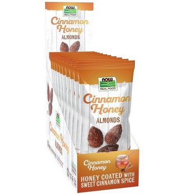 Cinnamon Honey Almonds-10 Single Serve Packs by Now Foods  -  10-1.25 oz (35 g) Pa Packet