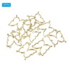 Unique Bargains Alloy Necklace Resin Casting Butterfly Shaped Pendant Frames 1.4" 20 Pcs - 3 of 4