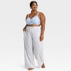 Women's Striped Cotton Blend Pajama Pants - Auden™ - 3 of 3