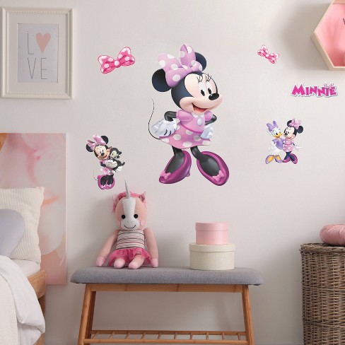 Minnie Mouse Bow-Tique Giant Peel & Stick Wall Decal – US Wall Decor