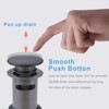 WOWOW 2 1/8 in. x 9 1/2 in. x 9 1/2 in. Pop-up Drain Assembly - 2 of 4