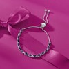 Ross-Simons 4.50 ct. t.w. Sapphire Bolo Bracelet With Diamond Accents in Sterling Silver Size - 4 of 4
