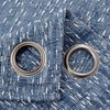 RT Designers Collection Roman Jacquard Premium Grommet Panel Pair 38" x 84" Dark Blue - 3 of 3