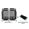 Yescom Mesh Pool Storage Bin Cart Rolling Toys Bin Storage Extra Large 6 Wheels with Blue Cover Replacement - 2 of 4