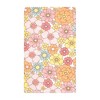 Hudson Baby Infant Girl Cotton Flannel Burp Cloths, Peace Love Flowers 10 Pack, One Size - 3 of 4
