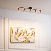 VidaLite Shura 5-Head LED Track Light Brass and Black - 4 of 4