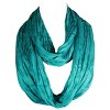 Wrapables Lightweight Silky Soft Infinity Loop Scarf, Turqoise - image 3 of 4