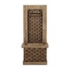 NAYSAYE Fountain Hand Crafted Wall Tower Design with Timeless Stone Inspired Style for Garden Patio Outdoor, Light Brown, 12.5"*35.25"*24.25" - 2 of 4