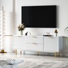 White TV Stand for 65+ Inch TV - 2 of 4