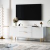 White TV Stand for 65+ Inch TV - image 2 of 4