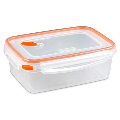 Sterilite Ultra-seal 8.3 Cup Rectangle, Airtight Food Storage Container ...