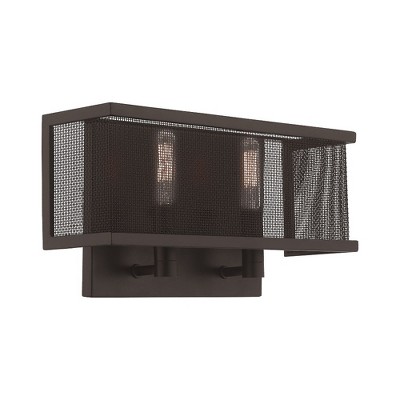 Livex Lighting Braddock 2 - Light Wall Light in  Bronze