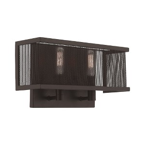 Livex Lighting Braddock 2 - Light Wall Light in  Bronze - 1 of 4