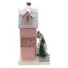 Cody Foster 14.5 Inch Merry Christmas House Light Up Vintage Look Holiday Village Buildings - 4 of 4