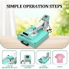 Heat Press Machine - Fixed-Type Sublimation Press for T-Shirts, Adjustable Pressure & Higher Heating Height | For Industry DIY Shirts, Bags - 3 of 4