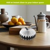 Briarwood Lane Black White Pumpkin Honeycomb - Medium Magnetic Paper Decor - 4.8 x 6.3 - 4 of 4