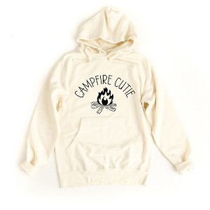 Simply Sage Market Women's Graphic Hoodie Campfire Cutie - 1 of 2