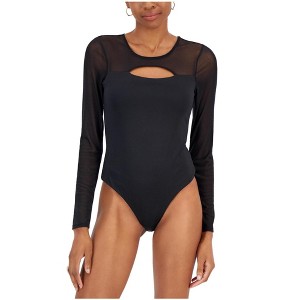 Crave Fame Womens Cutout Illusion Bodysuit Jumpsuit - 1 of 1