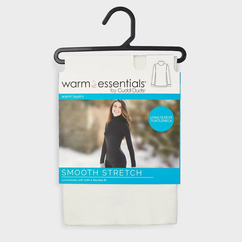 Warm Essentials by Cuddl Duds Women's Smooth Stretch Thermal Turtleneck Top, 5 of 7