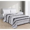 Plazatex Luxurious Ultra Soft Lightweight Cole Printed Blanket Grey - image 2 of 4