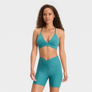 Women's Triangle Racerback Sports Bra - JoyLab™ - 1 of 3